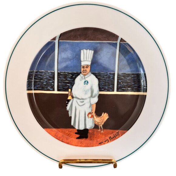 Crystal Cruises Chef Plates Set Guy Buffet Porcelain Fine Dining Special Edition - Picture 1 of 12